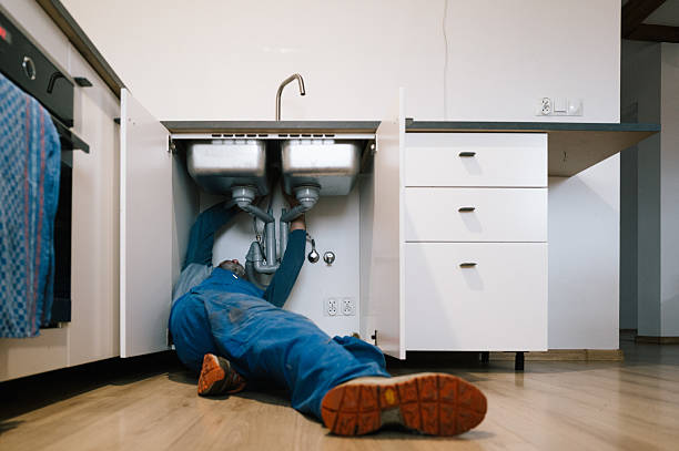 Professional Drain Cleaning technician working in East Granby, CT